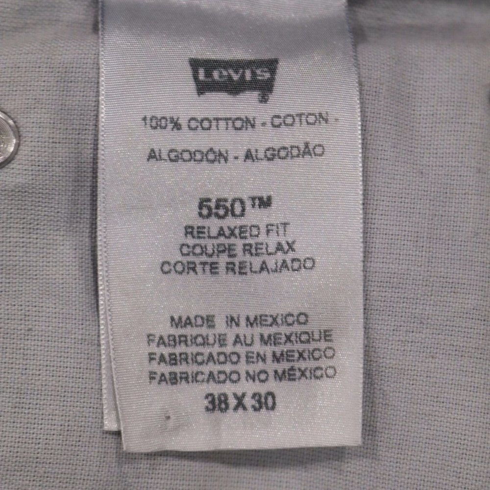 Levi’s Relaxed Fit 550 Men's 38x30 Blue Jean Black Wash Denim Straight Leg W38 L - Picture 12 of 12